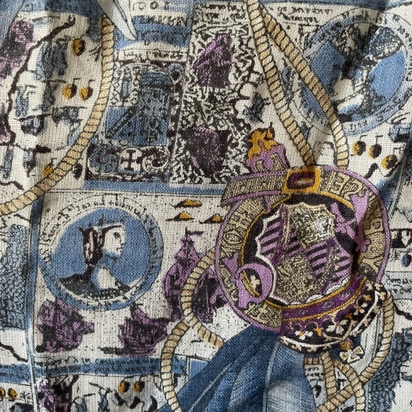 Vintage Nordstrom unique blue button down shirt - Picture 4 of 7